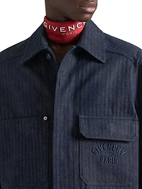 Overshirt Denim Herringbone