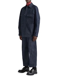 Overshirt Denim Herringbone