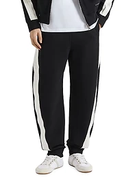 Jogger Pants Scuba with Satin Seams