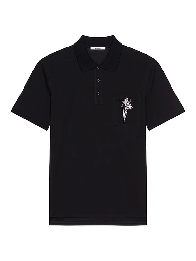 Polo Shirt Cotton with Crystals