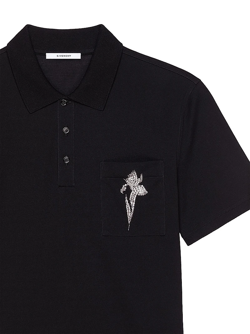 Polo Shirt Cotton with Crystals