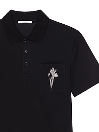 Polo Shirt Cotton with Crystals
