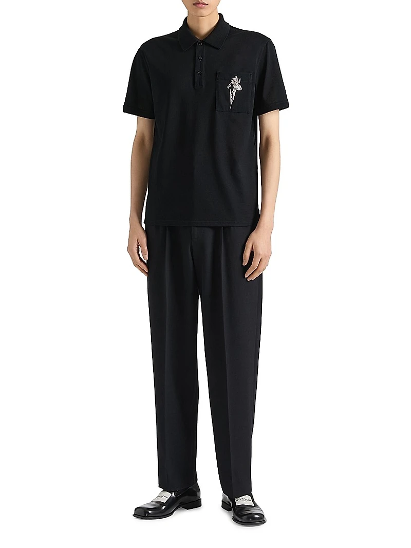 Polo Shirt Cotton with Crystals
