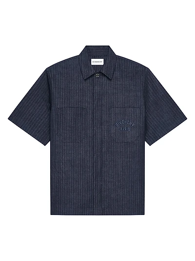Shirt Denim Herringbone