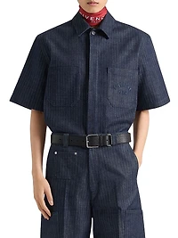 Shirt Denim Herringbone