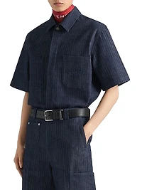 Shirt Denim Herringbone