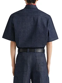 Shirt Denim Herringbone