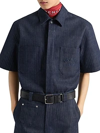 Shirt Denim Herringbone