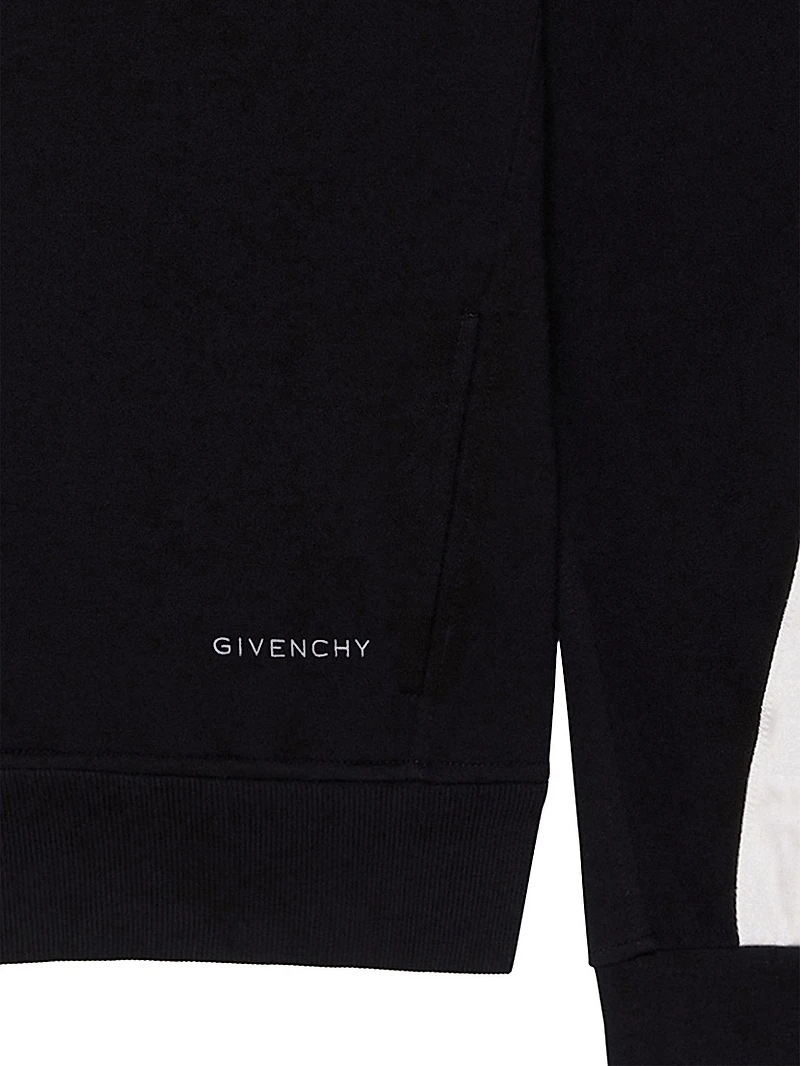 Zipped Sweatshirt Scuba with Satin Seams