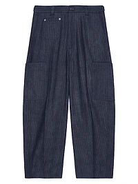 Cargo Pants Denim Herringbone