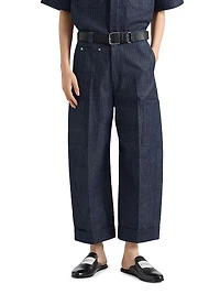 Cargo Pants Denim Herringbone