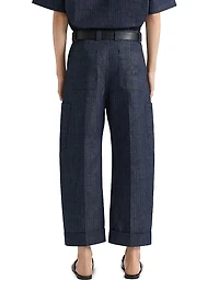 Cargo Pants Denim Herringbone