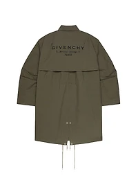 Parka Cotton with Stamp Print