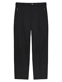 Double Pleated Jogger Pants Satin