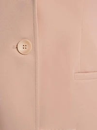 Juno Crepe Two-Button Peak-Lapel Jacket