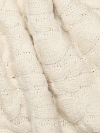 Cable-Knit Wool-Cashmere Turtleneck Sweater