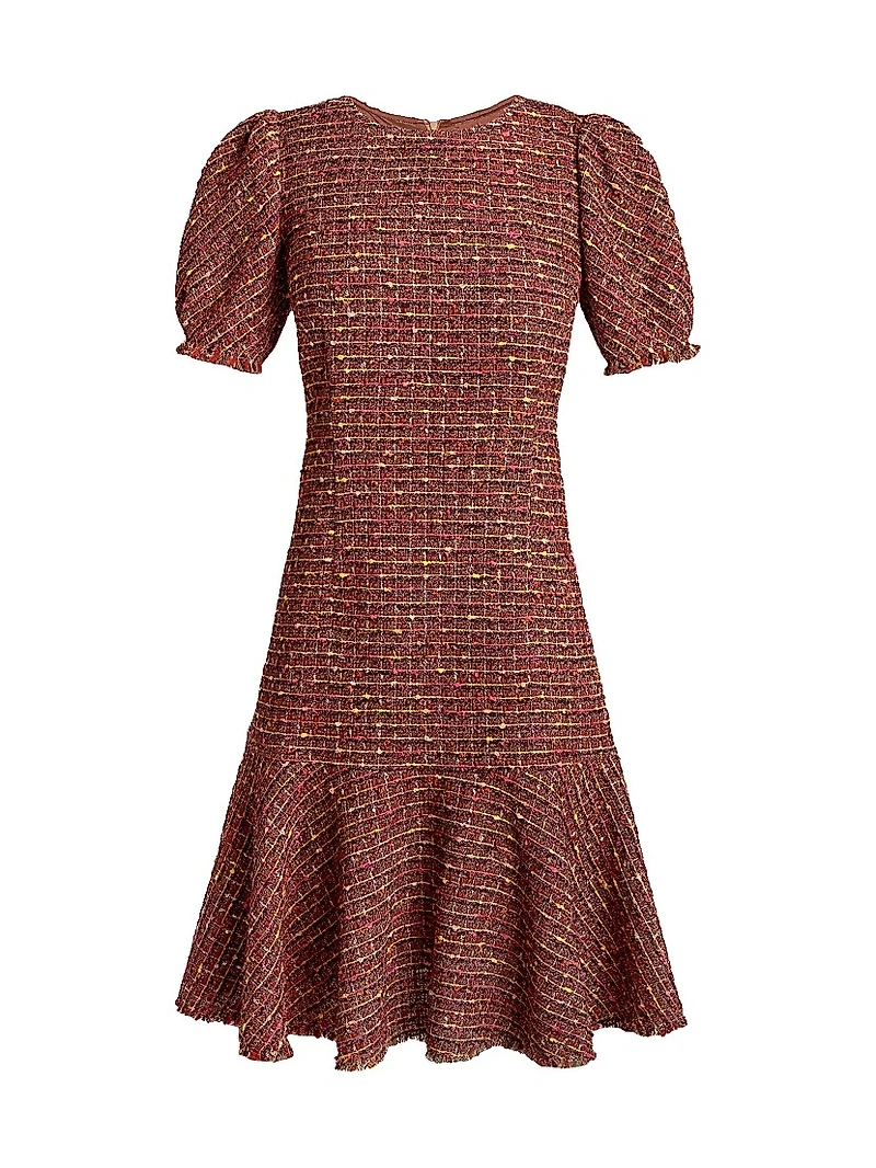 Dasia Tweed Knee-Length Dress