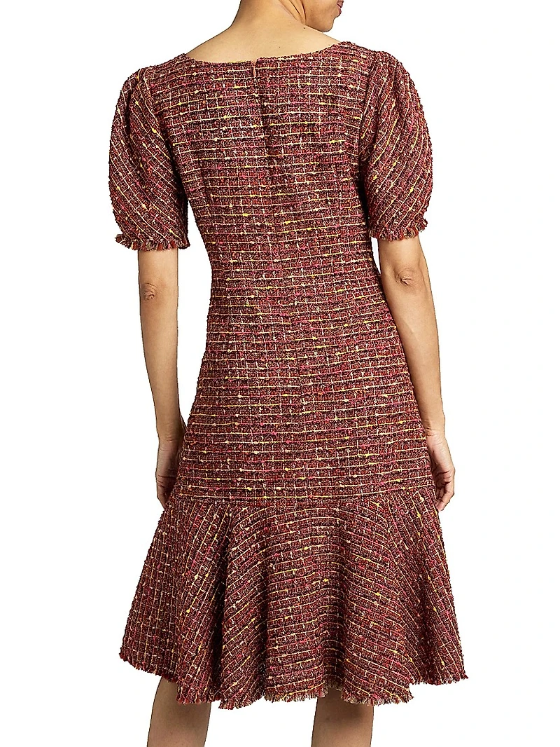 Dasia Tweed Knee-Length Dress