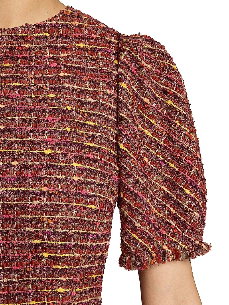 Dasia Tweed Knee-Length Dress