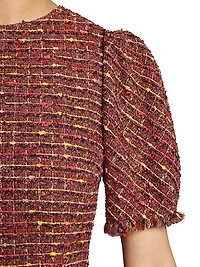 Dasia Tweed Knee-Length Dress