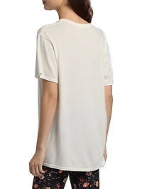 You're Weird Cotton-Cashmere Boyfriend T-Shirt