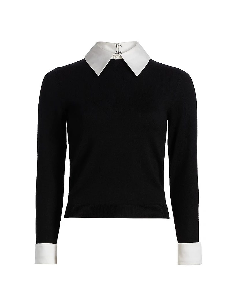 Porla Collared Wool Sweater