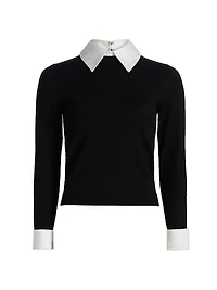Porla Collared Wool Sweater