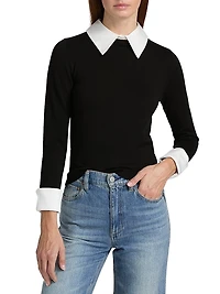 Porla Collared Wool Sweater