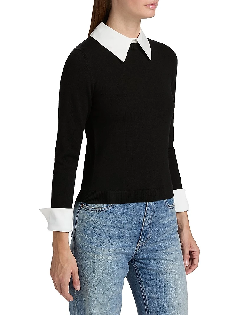 Porla Collared Wool Sweater