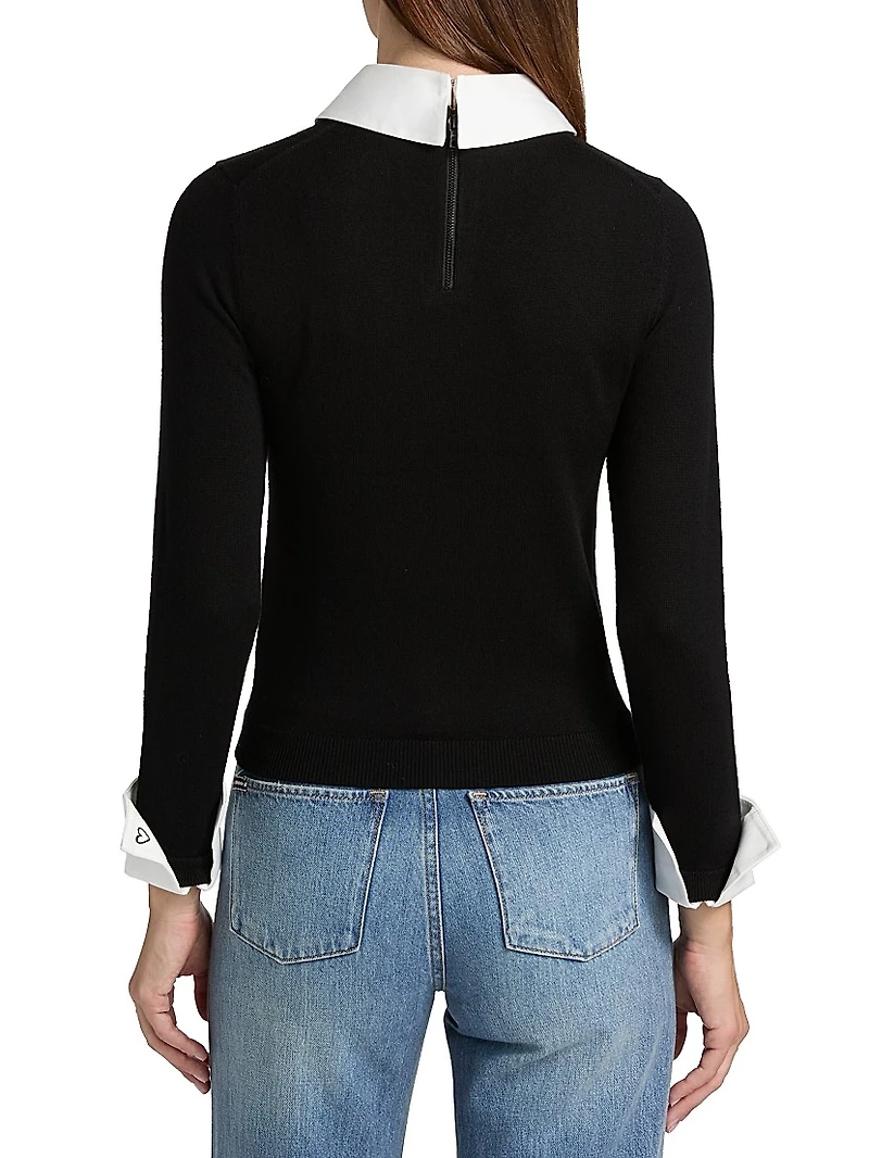 Porla Collared Wool Sweater