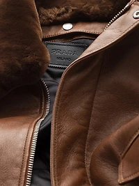Nappa Leather Bomber Jacket