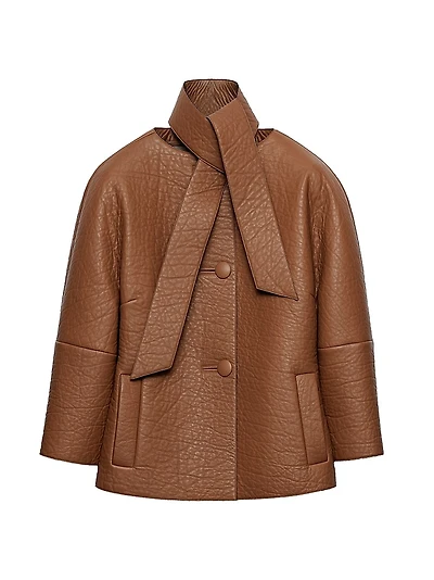 Bonded Nappa Leather Jacket