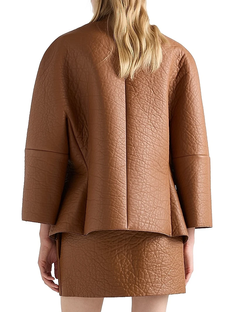 Bonded Nappa Leather Jacket