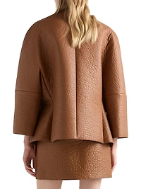 Bonded Nappa Leather Jacket