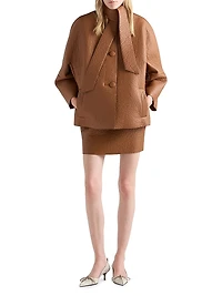 Bonded Nappa Leather Jacket