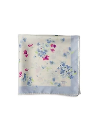 Printed Silk Twill Scarf