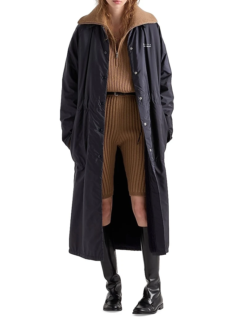 Lightweight Re-Nylon Raincoat