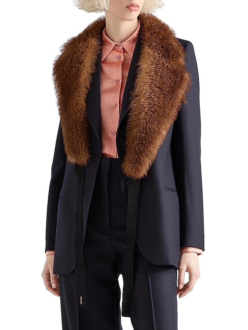 Embroidered Washed Satin Shirt