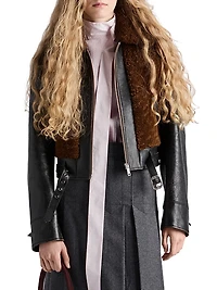 Leather and Shearling Jacket