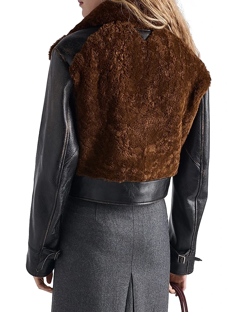 Leather and Shearling Jacket