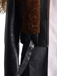 Leather and Shearling Jacket