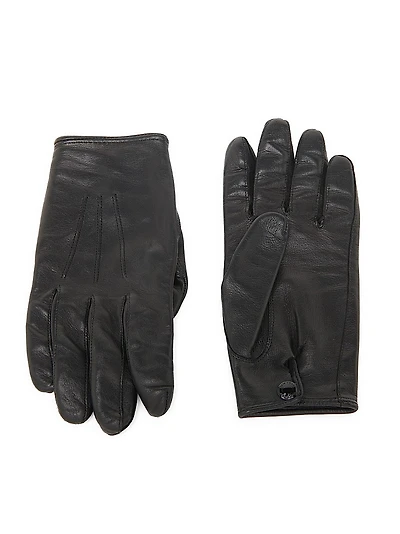 Leather Silk-Lined Gloves