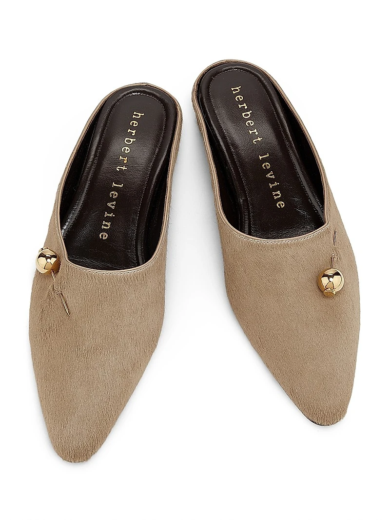 Sleep On It Leather Mules