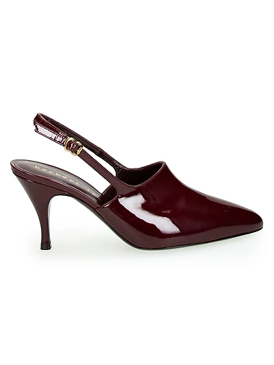 Cover-Up Patent Leather 80MM Slingbacks