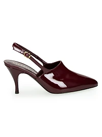 Cover-Up Patent Leather 80MM Slingbacks