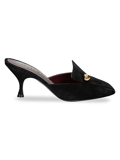 Aperitif Pin-Detail 70MM Suede Mules
