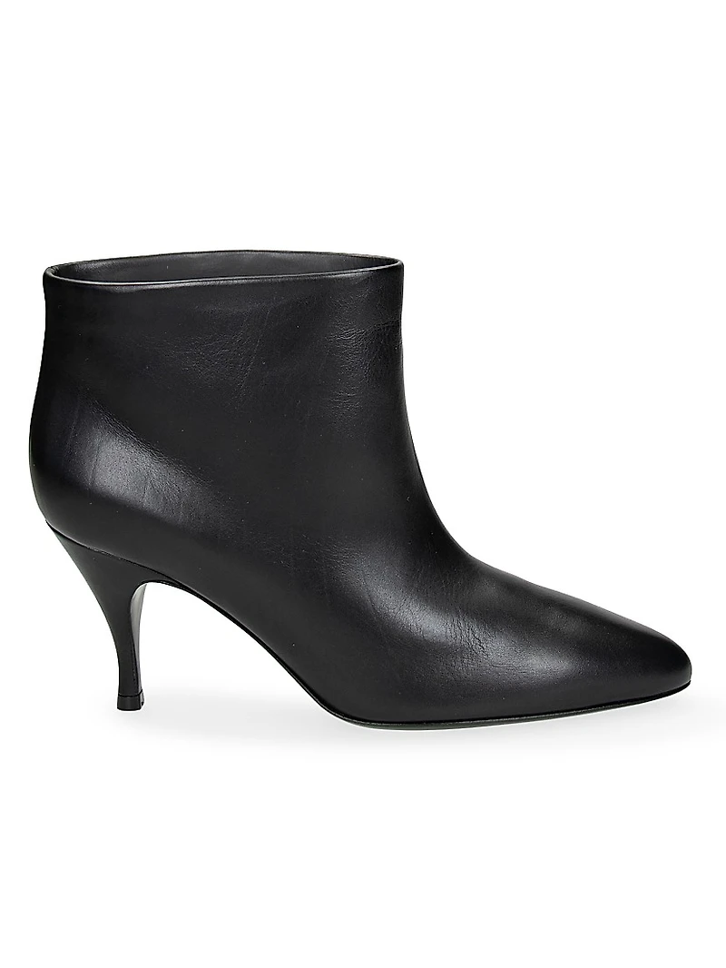 Silhouette 80MM Leather Ankle Boots