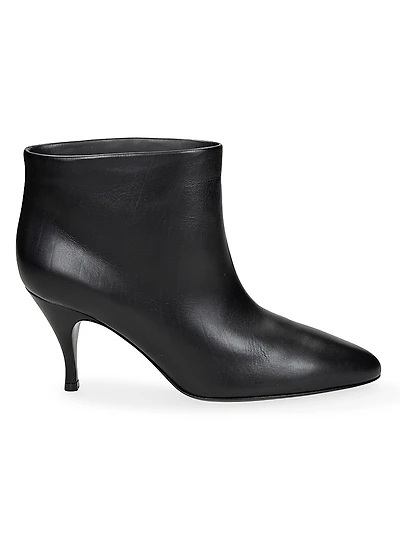 Silhouette 80MM Leather Ankle Boots