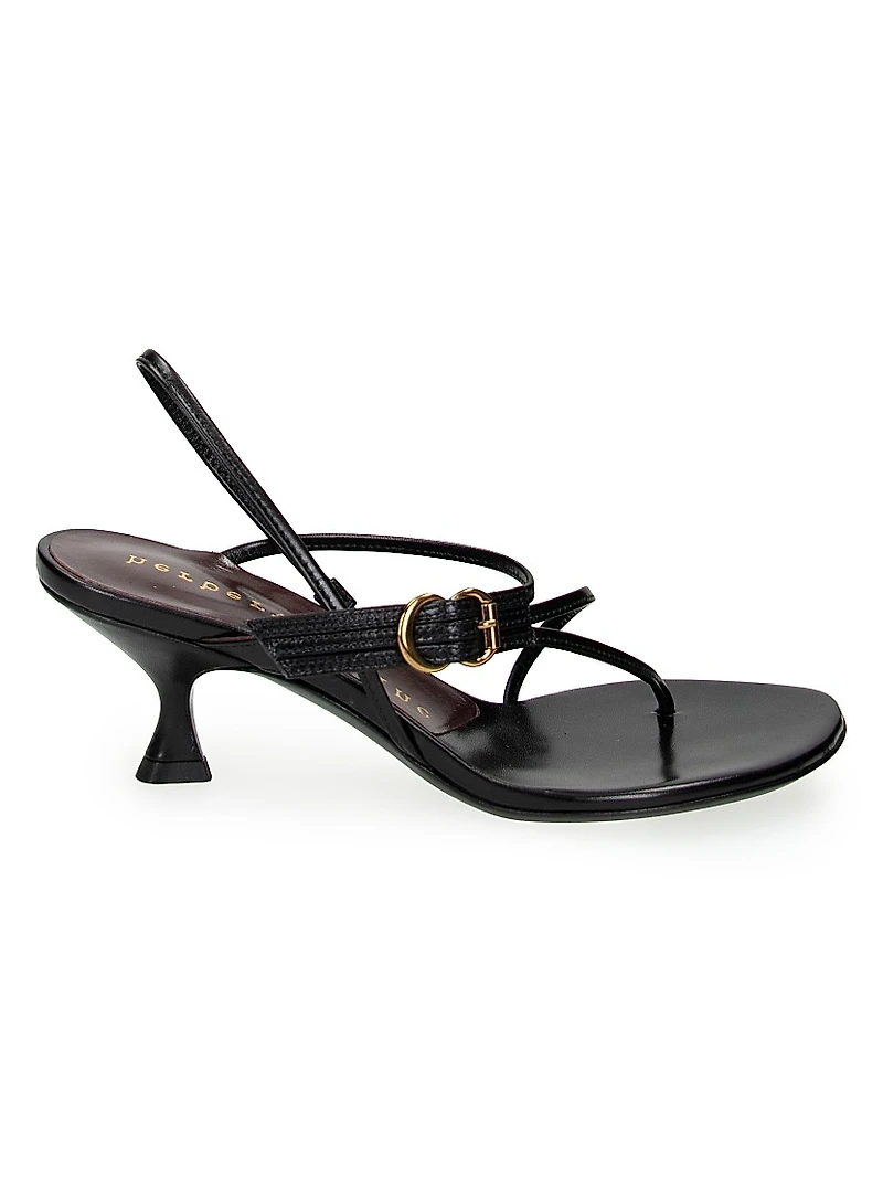 Starry-Eyed Leather 55MM Sandals