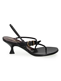 Starry-Eyed Leather 55MM Sandals
